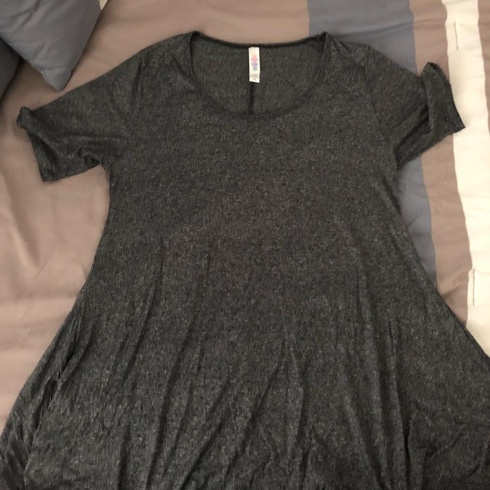 LULAROE HEATHERED GRAY XXS PERFECT